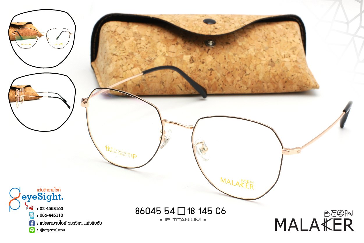 glasses MALAKER 86045 54[]18-145 C6